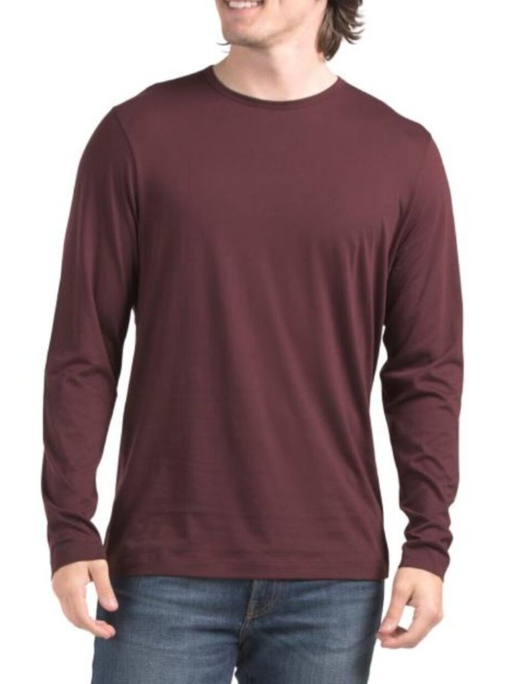 THEORY Pima Cotton Precise Long Sleeve Tee